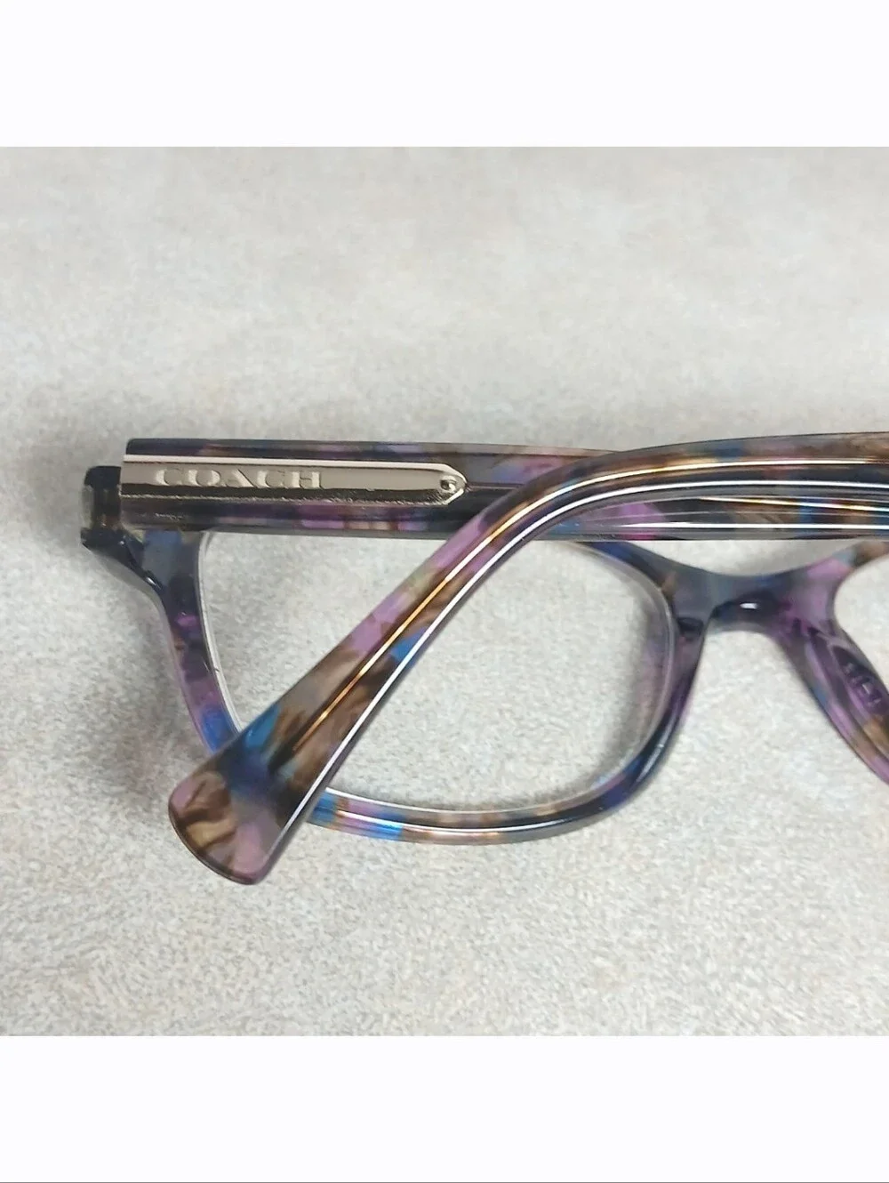 Coach Eyeglasses Confetti Purple HC 6065 5288 Authentic Glasses Frame + Case